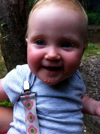 Baby's first graham cracker.